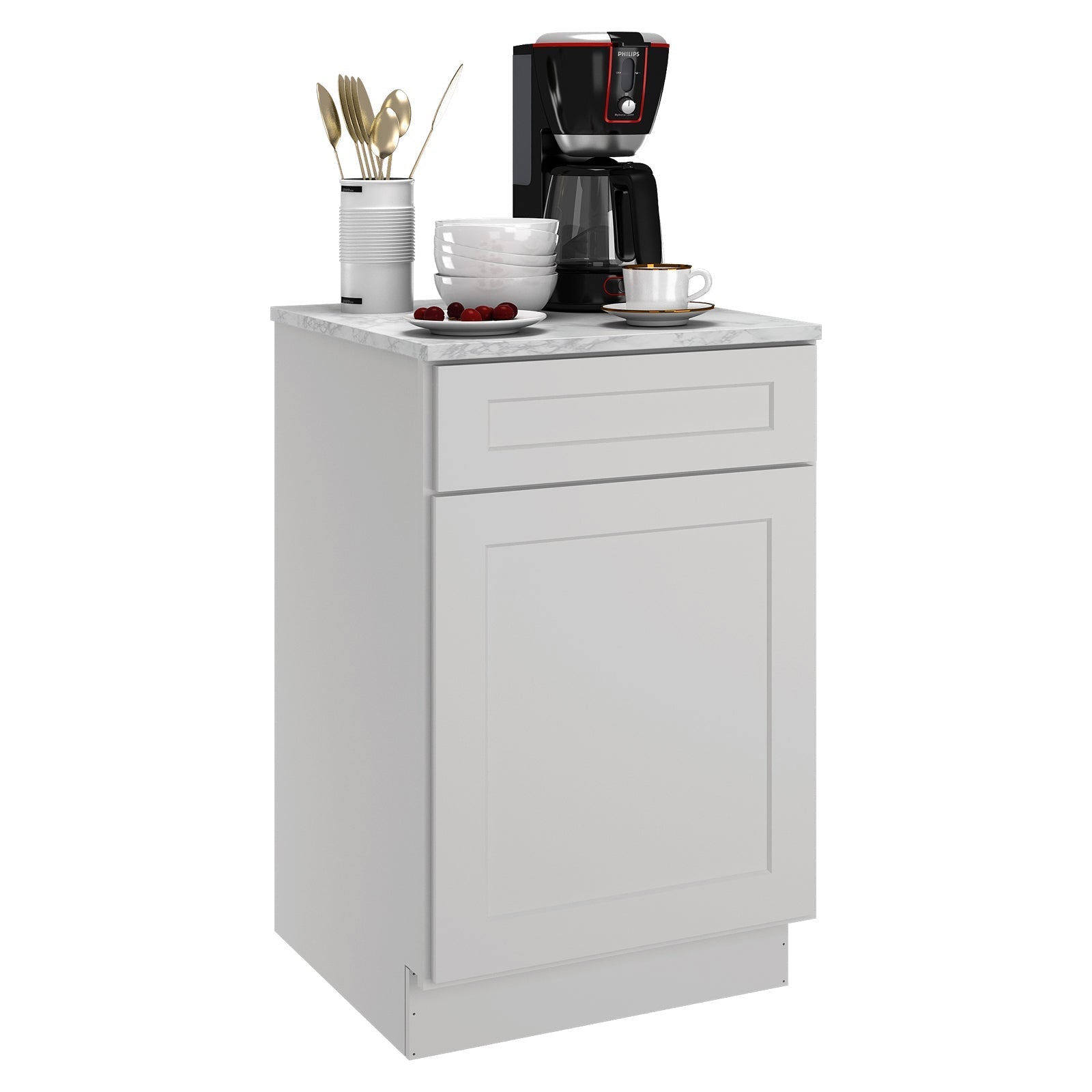 21"W Birch Solid Wood X 24"D X 34-1/2"H Base Kitchen Cabinet B21