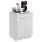 24"D Birch Solid Wood X 24"W X 34-1/2"H Base Kitchen Cabinet B24
