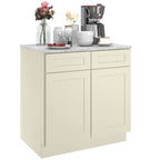 24"D*33"W*34.5"H Birch Solid Wood Base Kitchen Cabinet B33