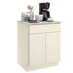 24"D Birch Solid Wood X 27"W X 34-1/2"H Base Kitchen Cabinet B27