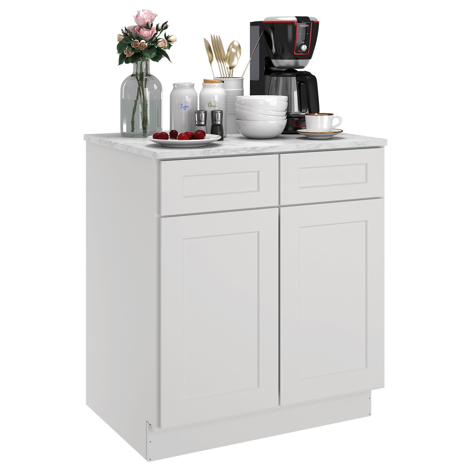 24"D*30"W*34.5"H Birch Solid Wood Base Kitchen Cabinet B30