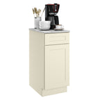 24"D Birch Solid Wood X 15"W X 34-1/2"H Base Kitchen Cabinet B15