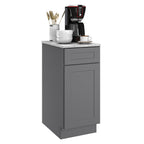 24"D Birch Solid Wood X 15"W X 34-1/2"H Base Kitchen Cabinet B15