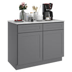 24"D*42"W*34.5"H Birch Solid Wood Base Kitchen Cabinet B42