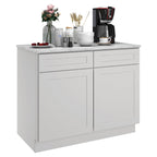 24"D*42"W*34.5"H Birch Solid Wood Base Kitchen Cabinet B42