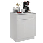 24"D Birch Solid Wood X 27"W X 34-1/2"H Base Kitchen Cabinet B27