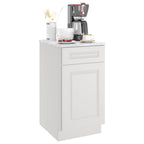 24"D Birch Solid Wood X 18"W X 34-1/2"H Base Kitchen Cabinet B18