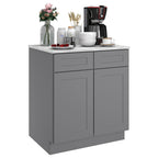 24"D*30"W*34.5"H Birch Solid Wood Base Kitchen Cabinet B30