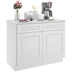 24"D*42"W*34.5"H Birch Solid Wood Base Kitchen Cabinet B42