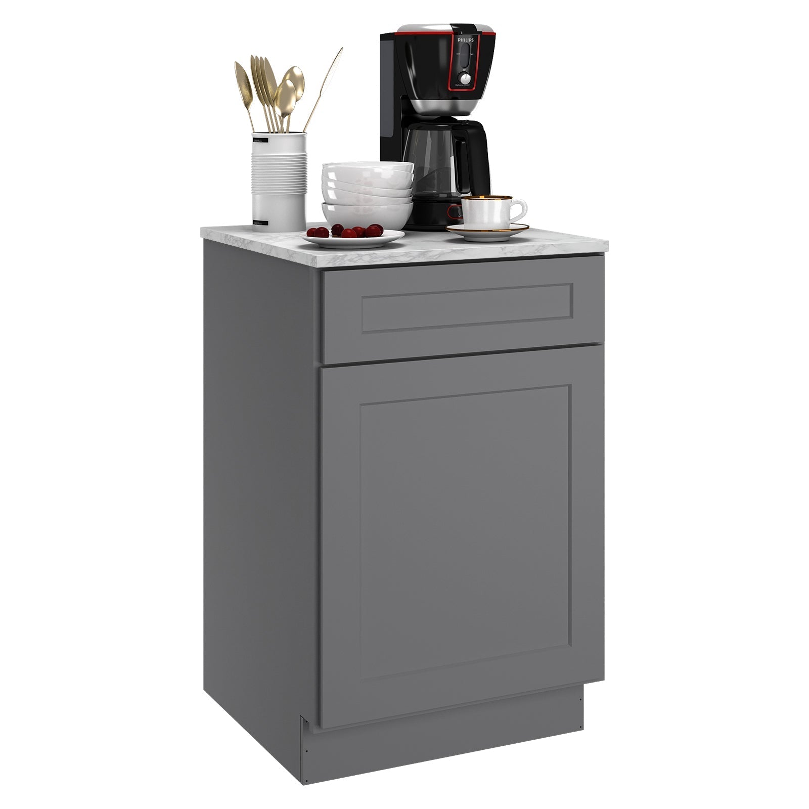 21"W Birch Solid Wood X 24"D X 34-1/2"H Base Kitchen Cabinet B21