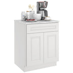 24"D Birch Solid Wood X 27"W X 34-1/2"H Base Kitchen Cabinet B27