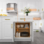 24"D Birch Solid Wood X 27"W X 34-1/2"H Base Kitchen Cabinet B27