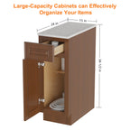24"D Birch Solid Wood X 15"W X 34-1/2"H Base Kitchen Cabinet B15