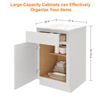 21"W Birch Solid Wood X 24"D X 34-1/2"H Base Kitchen Cabinet B21