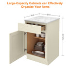 21"W Birch Solid Wood X 24"D X 34-1/2"H Base Kitchen Cabinet B21