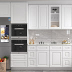 21"Dx30"Wx34-1/2"H Birch Solid Wood Bath Vanity Cabinet without Top V3021DL