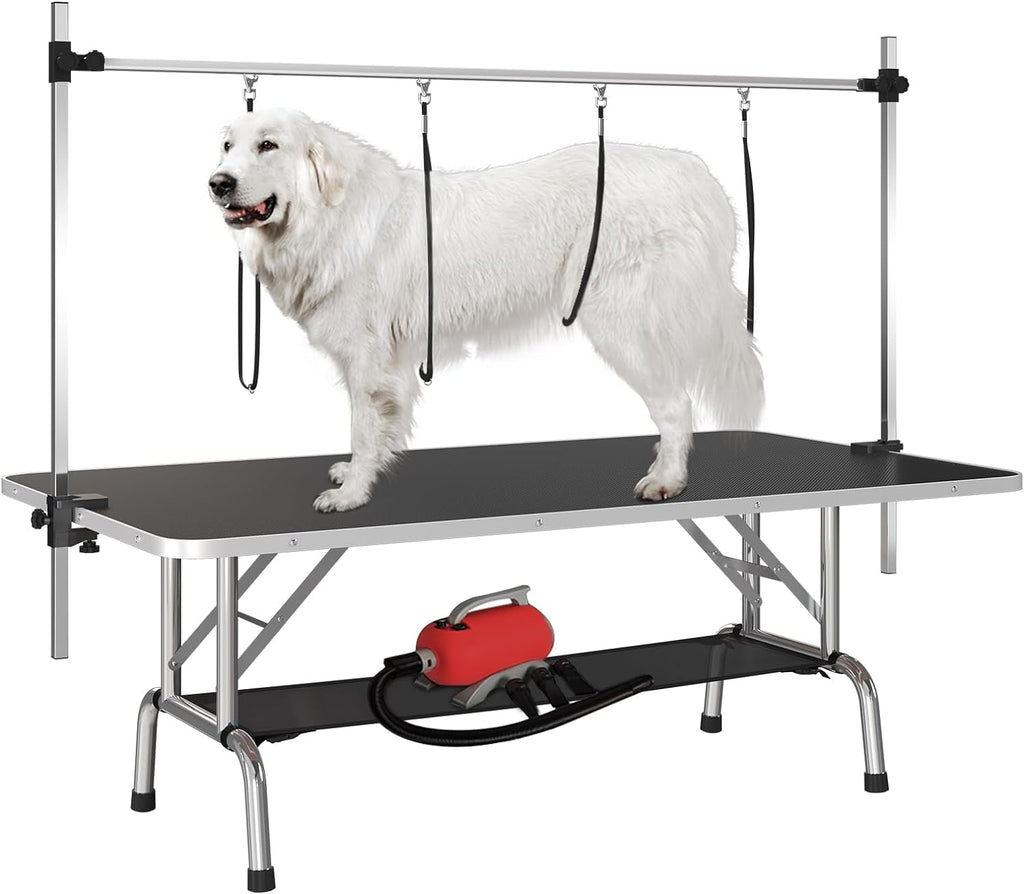 Lovmor Dog Grooming Table with Arm/Noose/Mesh Tray
