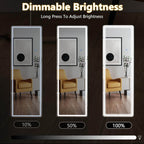 3 Color Lighted Floor Standing Mirror with LED Lights