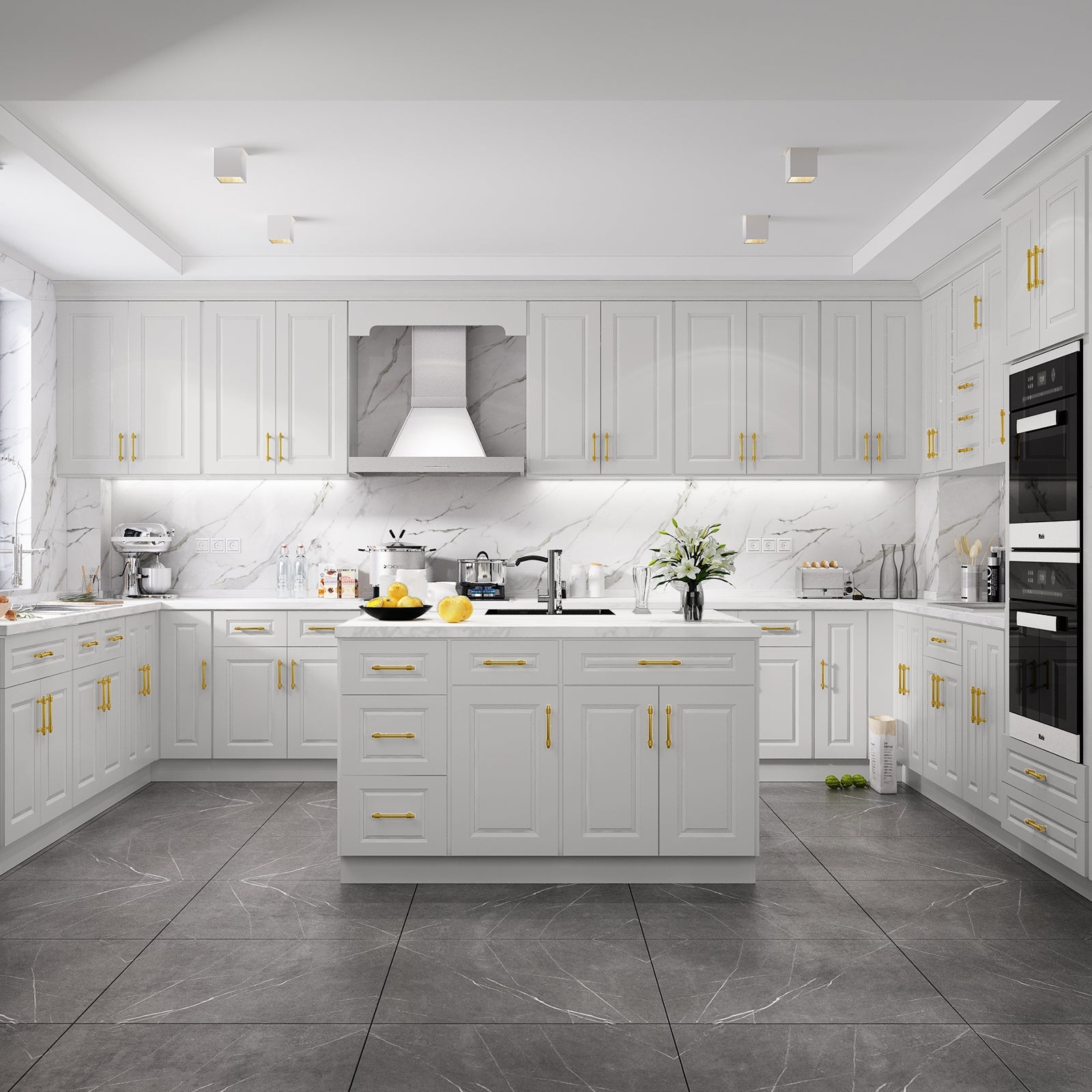 24"D*30"W*34.5"H Birch Solid Wood Base Kitchen Cabinet B30