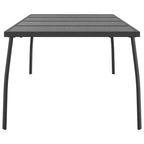 Patio Table Anthracite 65"x31.5"x28.3" Steel Mesh