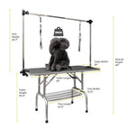 Lovmor Dog Grooming Table with Arm/Noose/Mesh Tray