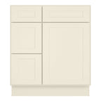 21"Dx30"Wx34-1/2"H Birch Solid Wood Bath Vanity Cabinet without Top V3021DL