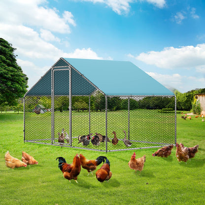 Large Metal Chicken Coop