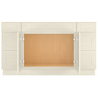 21"D Birch Solid Wood X48"W X 21"D X 34-1/2"H Bath Vanity Sink Drawer Cabinet without Top VDDB48