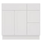 21"Dx36"Wx34-1/2"H Birch Solid Wood Bath Vanity Cabinet without Top V3621DR