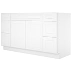 21"D Birch Solid Wood X48"W X 21"D X 34-1/2"H Bath Vanity Sink Drawer Cabinet without Top VDDB48