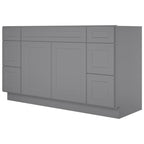 21"D Birch Solid Wood X48"W X 21"D X 34-1/2"H Bath Vanity Sink Drawer Cabinet without Top VDDB48