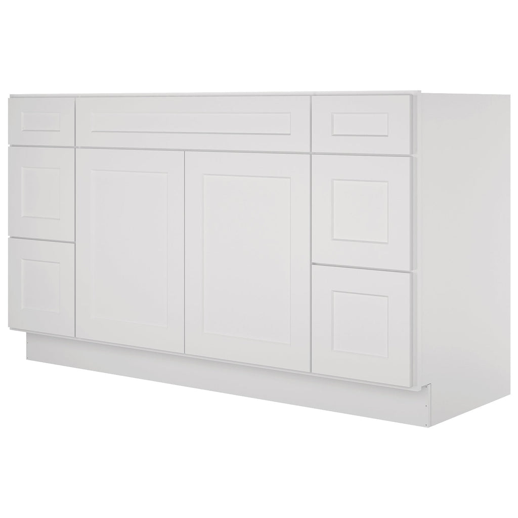 21"D Birch Solid Wood X48"W X 21"D X 34-1/2"H Bath Vanity Sink Drawer Cabinet without Top VDDB48