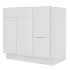 21"Dx36"Wx34-1/2"H Birch Solid Wood Bath Vanity Cabinet without Top V3621DR