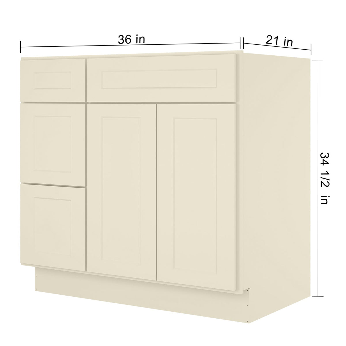 Bath Birch Solid Wood Vanity Cabinet without Top V3621DL