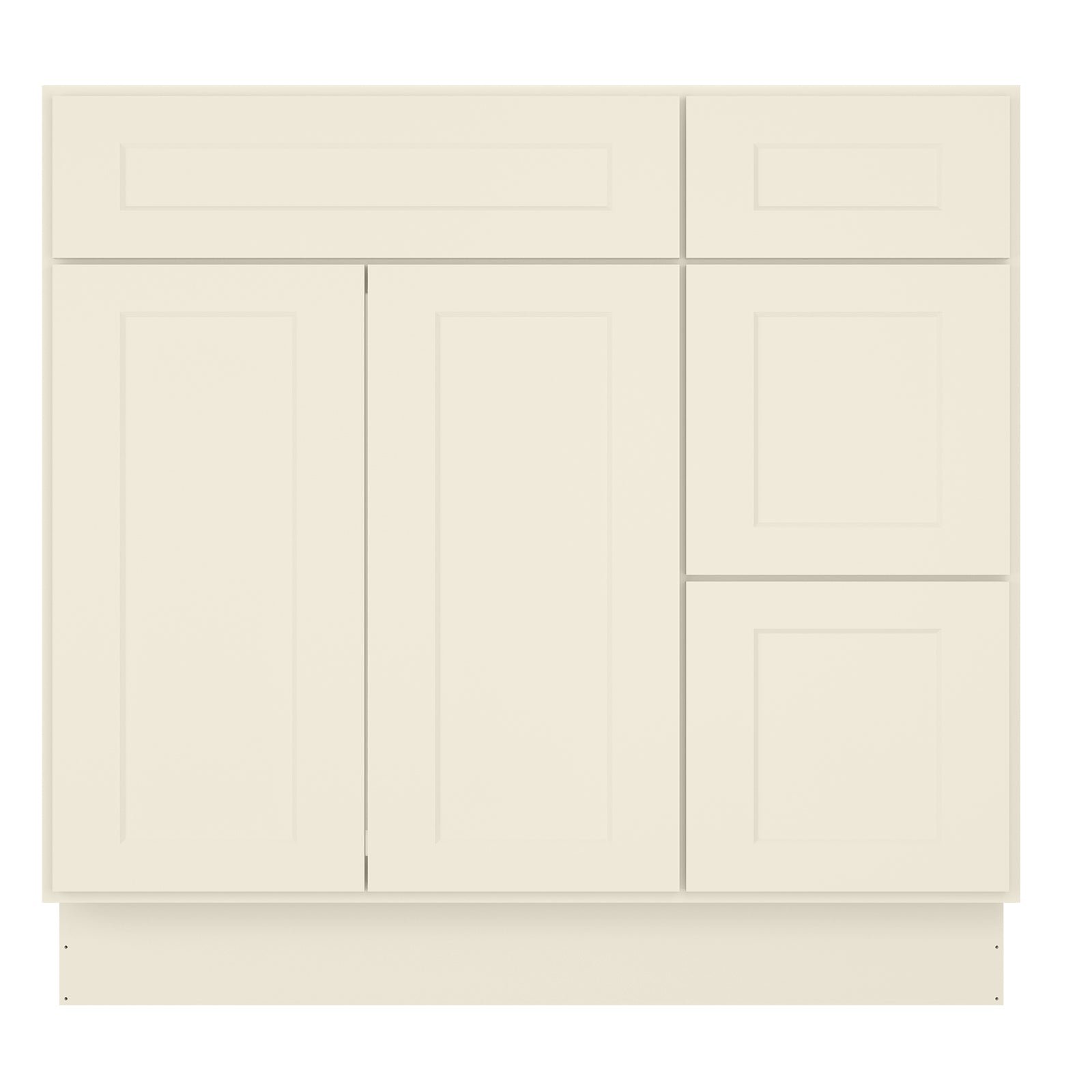 21"Dx36"Wx34-1/2"H Birch Solid Wood Bath Vanity Cabinet without Top V3621DR