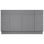 21"D Birch Solid Wood X48"W X 21"D X 34-1/2"H Bath Vanity Sink Drawer Cabinet without Top VDDB48
