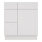 21"Dx30"Wx34-1/2"H Birch Solid Wood Bath Vanity Cabinet without Top V3021DL