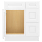 21"Dx30"Wx34-1/2"H Birch Solid Wood Bath Vanity Cabinet without Top V3021DR