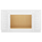 21"D Birch Solid Wood X48"W X 21"D X 34-1/2"H Bath Vanity Sink Drawer Cabinet without Top VDDB48