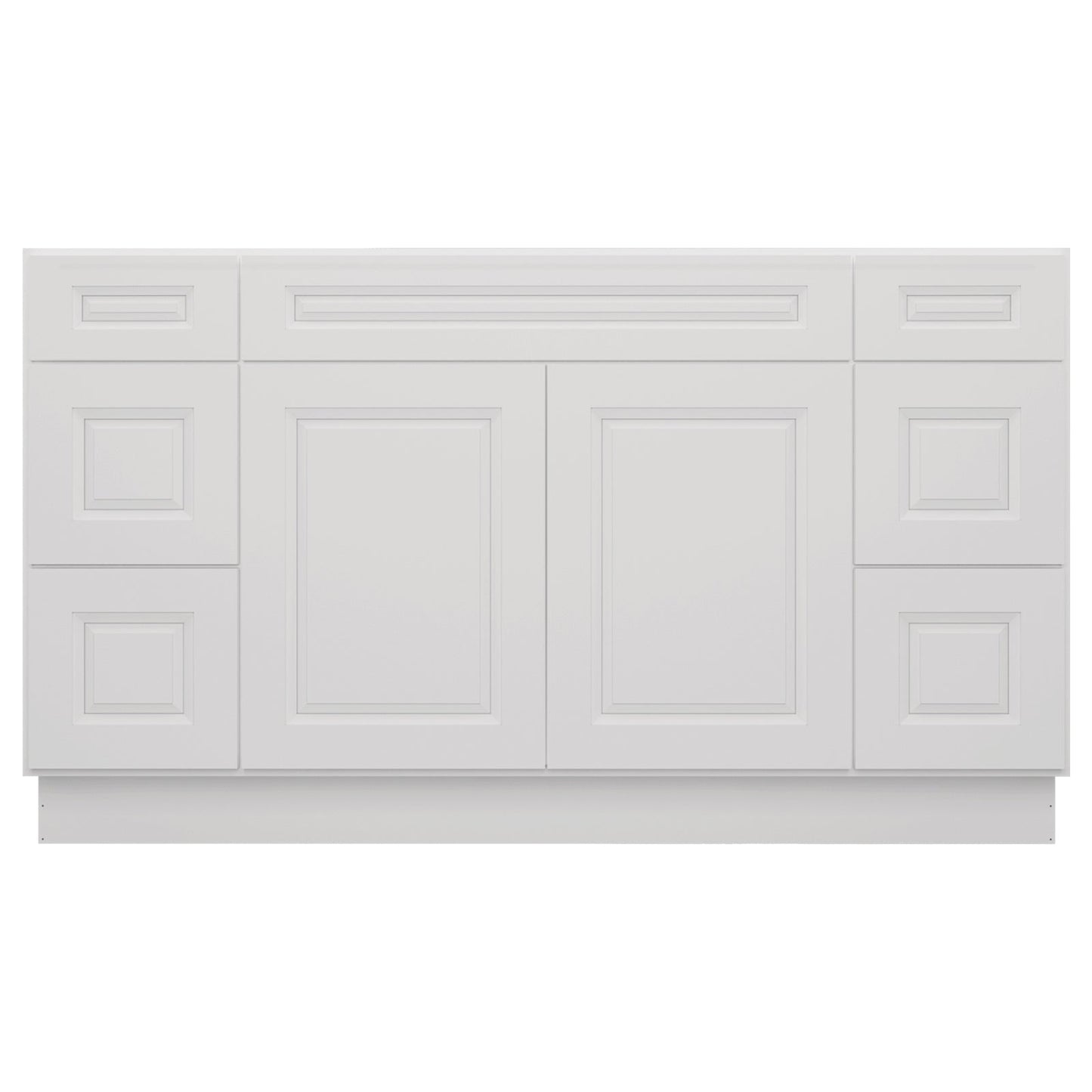 21"D Birch Solid Wood X48"W X 21"D X 34-1/2"H Bath Vanity Sink Drawer Cabinet without Top VDDB48