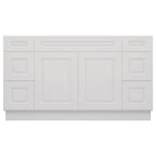 21"D Birch Solid Wood X48"W X 21"D X 34-1/2"H Bath Vanity Sink Drawer Cabinet without Top VDDB48