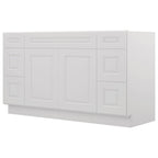 21"D Birch Solid Wood X48"W X 21"D X 34-1/2"H Bath Vanity Sink Drawer Cabinet without Top VDDB48