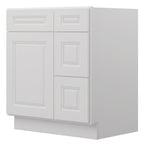 21"Dx30"Wx34-1/2"H Birch Solid Wood Bath Vanity Cabinet without Top V3021DR