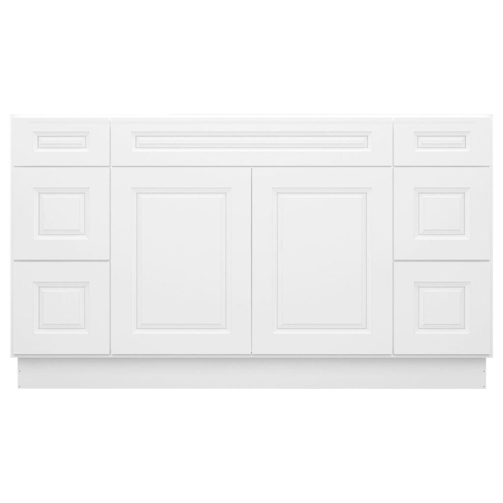 21"D Birch Solid Wood X48"W X 21"D X 34-1/2"H Bath Vanity Sink Drawer Cabinet without Top VDDB48