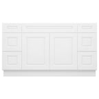 21"D Birch Solid Wood X48"W X 21"D X 34-1/2"H Bath Vanity Sink Drawer Cabinet without Top VDDB48