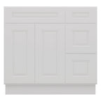 21"Dx36"Wx34-1/2"H Birch Solid Wood Bath Vanity Cabinet without Top V3621DR