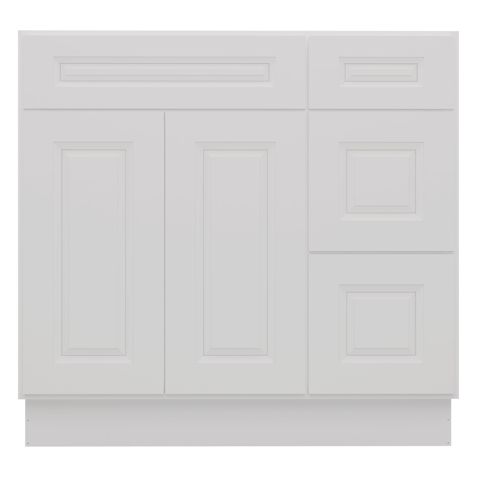 21"Dx36"Wx34-1/2"H Birch Solid Wood Bath Vanity Cabinet without Top V3621DR