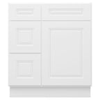 21"Dx30"Wx34-1/2"H Birch Solid Wood Bath Vanity Cabinet without Top V3021DL