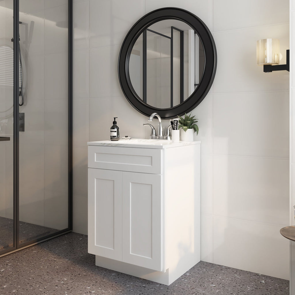 21"D X 24"W X 34-1/2"H Bath Vanity Cabinet without Top VS24