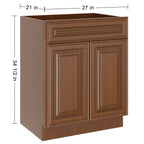 21"D X 27"W X 34-1/2"H Bath Vanity Cabinet without Top VS27
